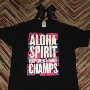 Aloha Spirit 2016 cheer & dance included black bow